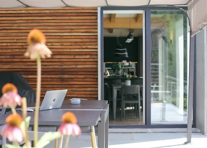 La Maison Du Renard, Con Giardino E Vista Sulle Montagne וילה